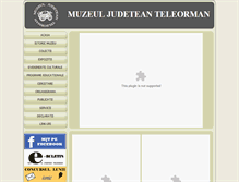 Tablet Screenshot of muzeulteleorman.ro